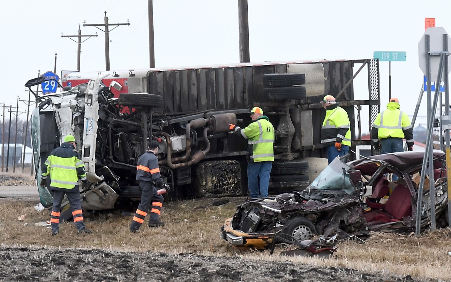 Fatal accident near Mapleton